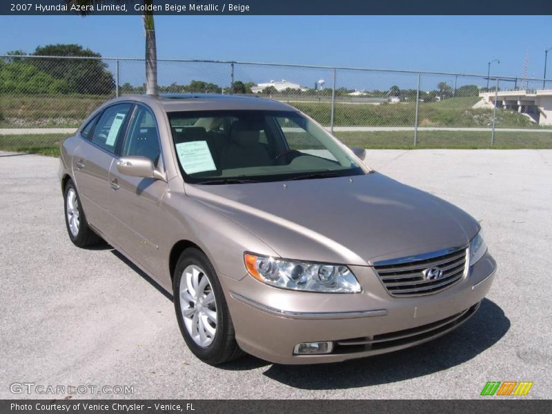 Golden Beige Metallic / Beige 2007 Hyundai Azera Limited