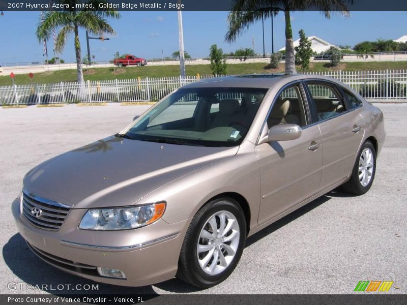 Golden Beige Metallic / Beige 2007 Hyundai Azera Limited
