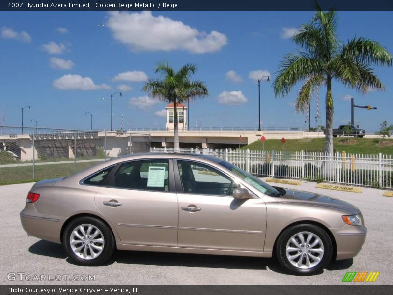 Golden Beige Metallic / Beige 2007 Hyundai Azera Limited