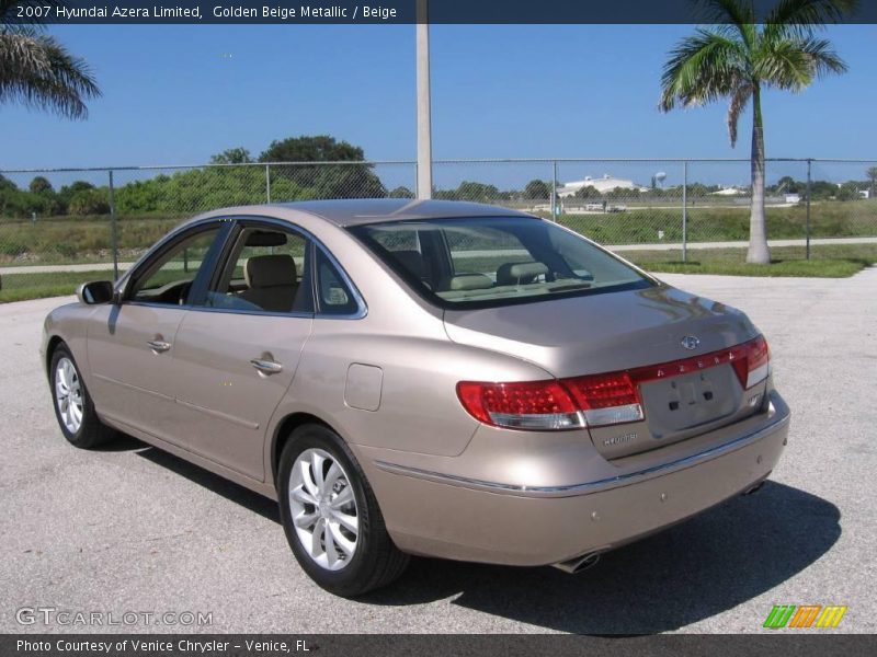 Golden Beige Metallic / Beige 2007 Hyundai Azera Limited