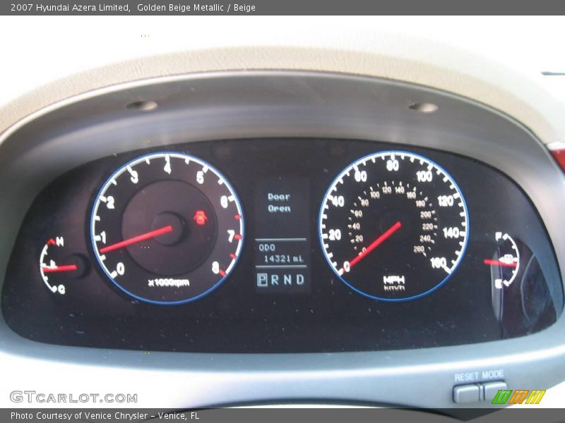 Golden Beige Metallic / Beige 2007 Hyundai Azera Limited