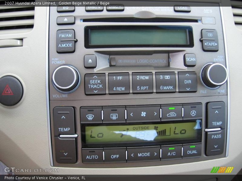 Golden Beige Metallic / Beige 2007 Hyundai Azera Limited