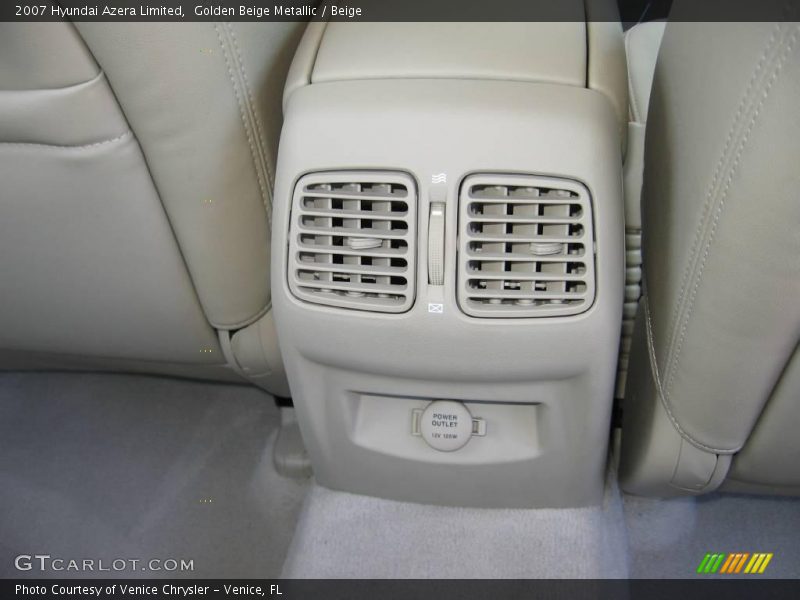 Golden Beige Metallic / Beige 2007 Hyundai Azera Limited