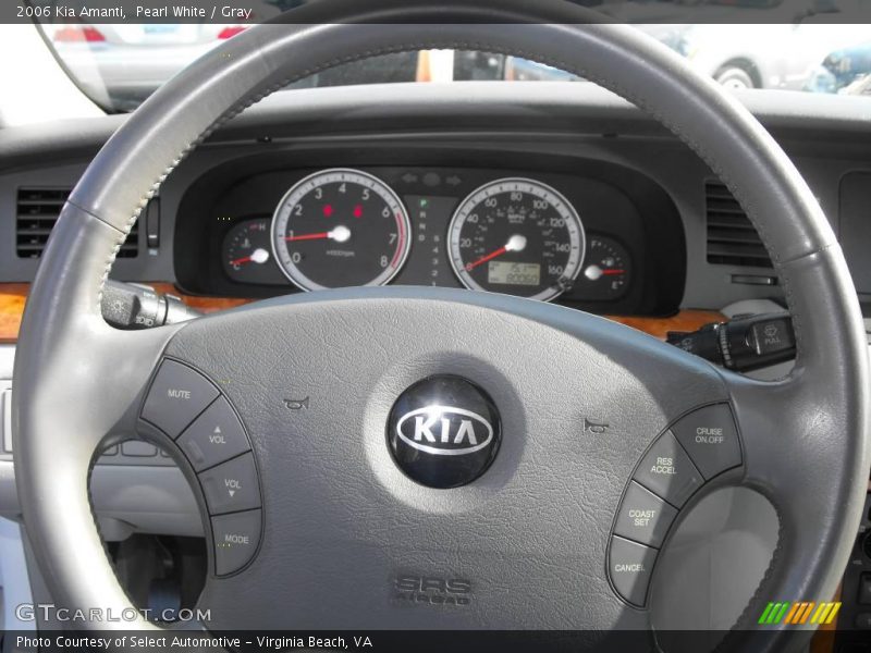 Pearl White / Gray 2006 Kia Amanti