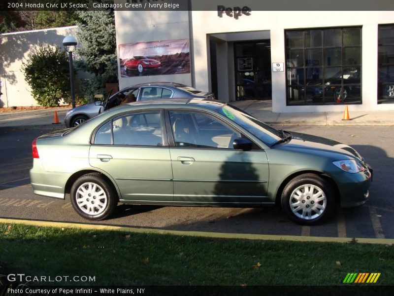 Galapagos Green / Ivory Beige 2004 Honda Civic LX Sedan