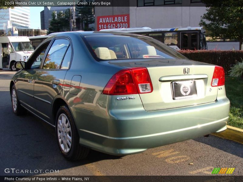 Galapagos Green / Ivory Beige 2004 Honda Civic LX Sedan