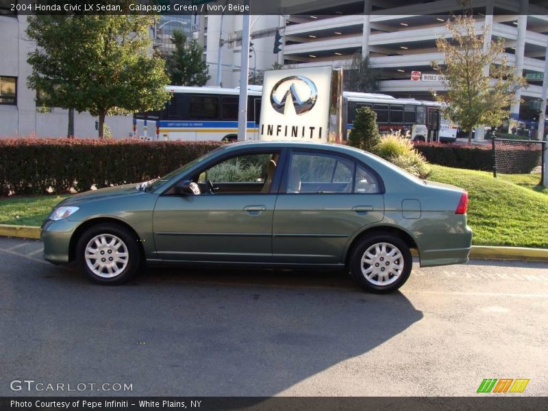 Galapagos Green / Ivory Beige 2004 Honda Civic LX Sedan
