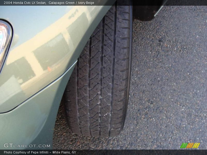 Galapagos Green / Ivory Beige 2004 Honda Civic LX Sedan