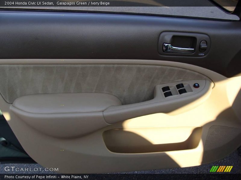 Galapagos Green / Ivory Beige 2004 Honda Civic LX Sedan