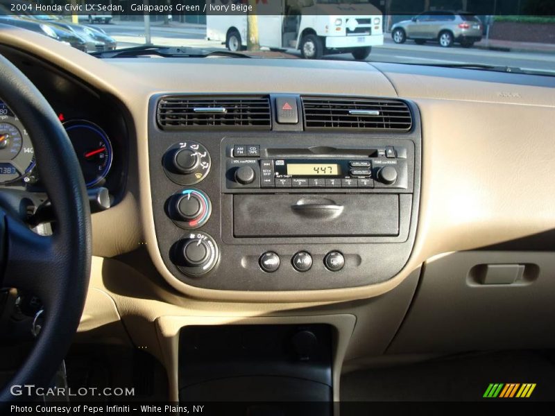 Galapagos Green / Ivory Beige 2004 Honda Civic LX Sedan