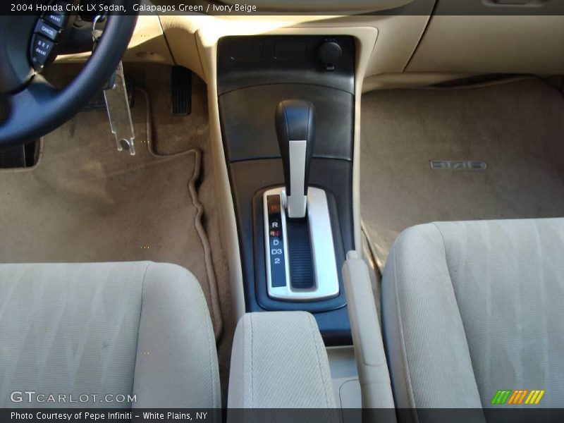 Galapagos Green / Ivory Beige 2004 Honda Civic LX Sedan