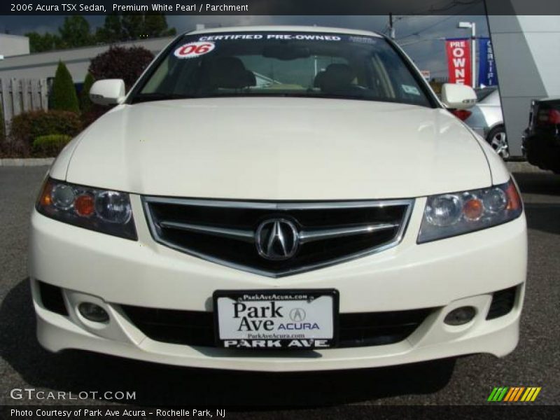 Premium White Pearl / Parchment 2006 Acura TSX Sedan