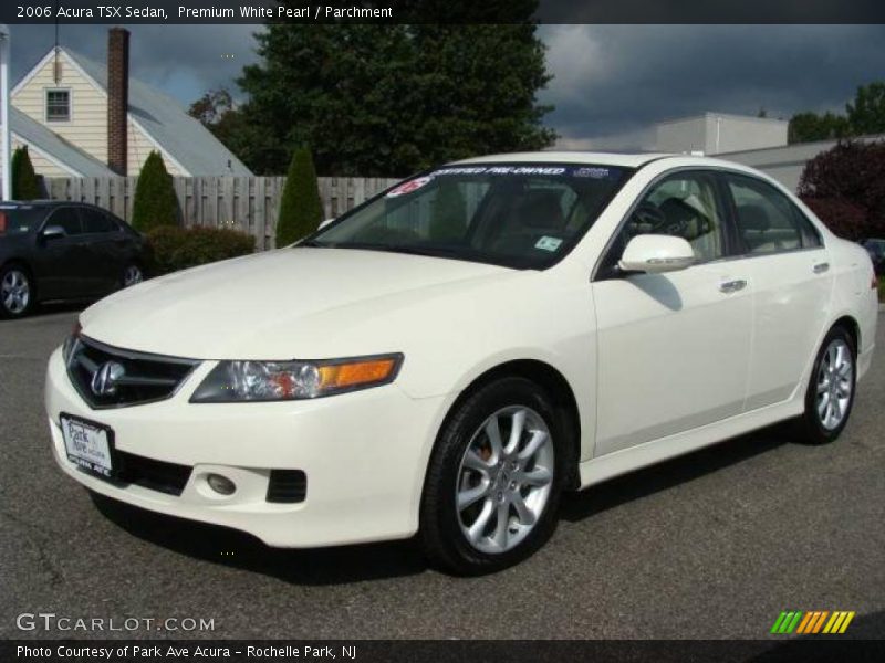 Premium White Pearl / Parchment 2006 Acura TSX Sedan