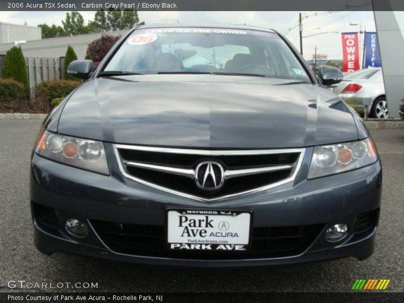 Carbon Gray Pearl / Ebony Black 2006 Acura TSX Sedan
