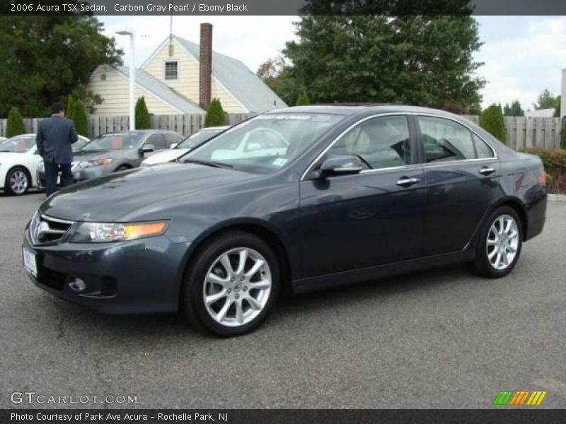 Carbon Gray Pearl / Ebony Black 2006 Acura TSX Sedan