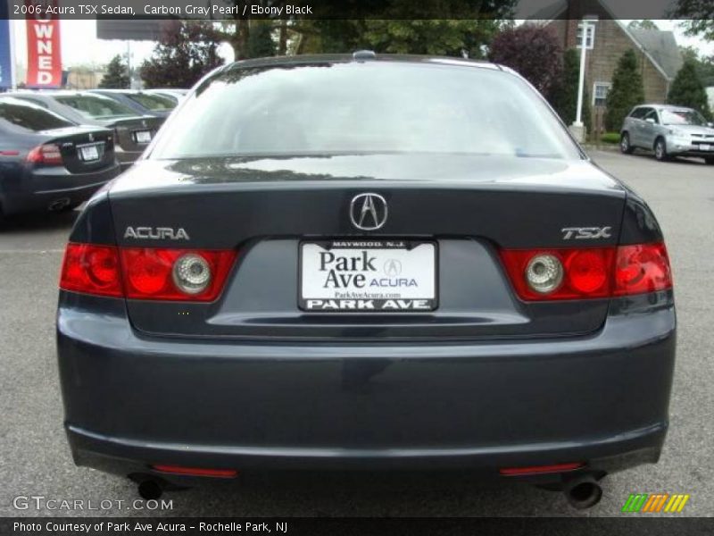 Carbon Gray Pearl / Ebony Black 2006 Acura TSX Sedan
