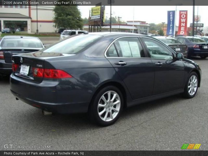 Carbon Gray Pearl / Ebony Black 2006 Acura TSX Sedan