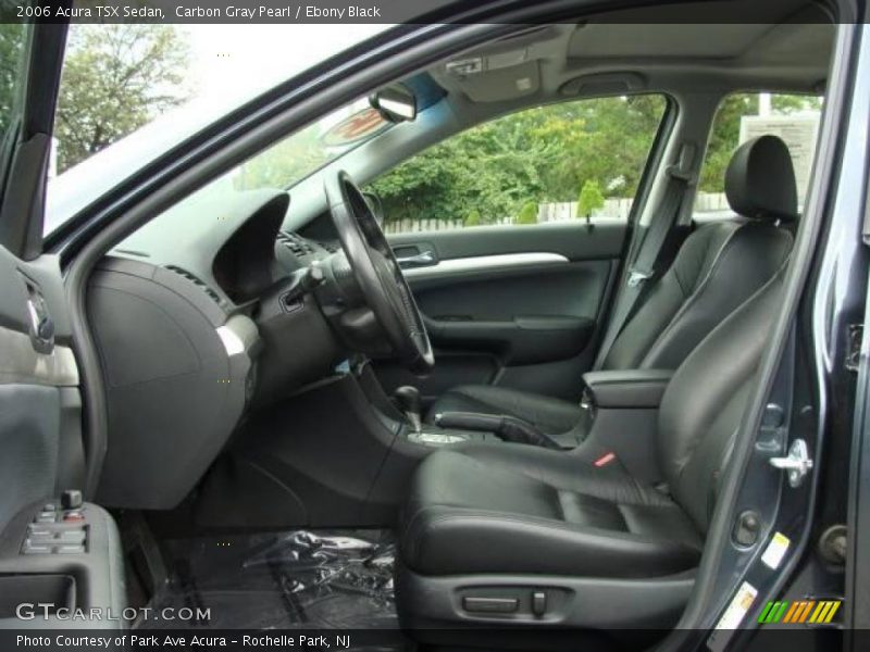 Carbon Gray Pearl / Ebony Black 2006 Acura TSX Sedan
