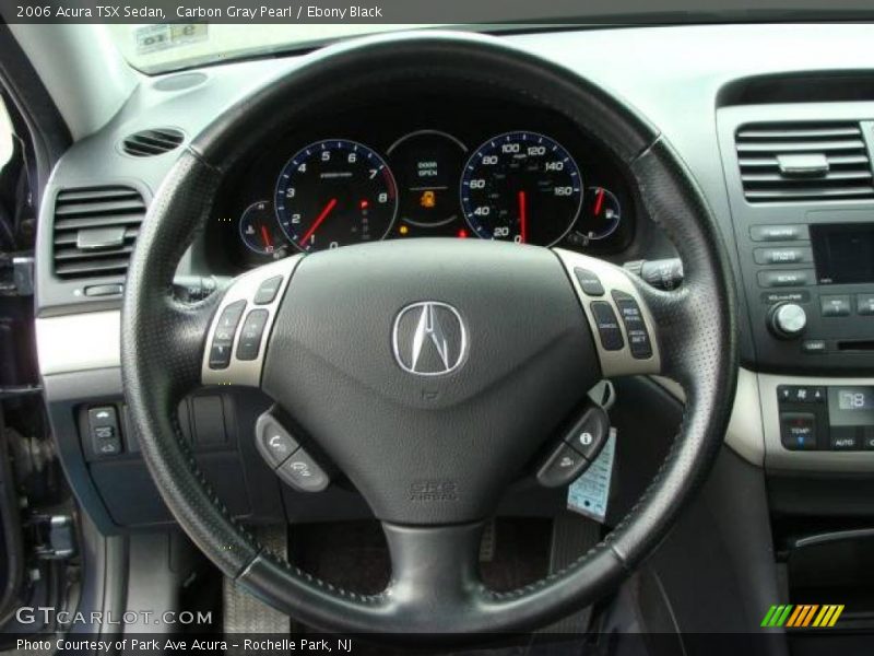 Carbon Gray Pearl / Ebony Black 2006 Acura TSX Sedan