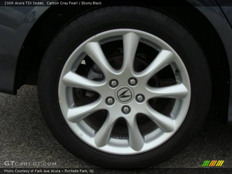 Carbon Gray Pearl / Ebony Black 2006 Acura TSX Sedan