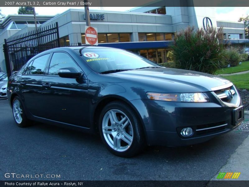 Carbon Gray Pearl / Ebony 2007 Acura TL 3.2