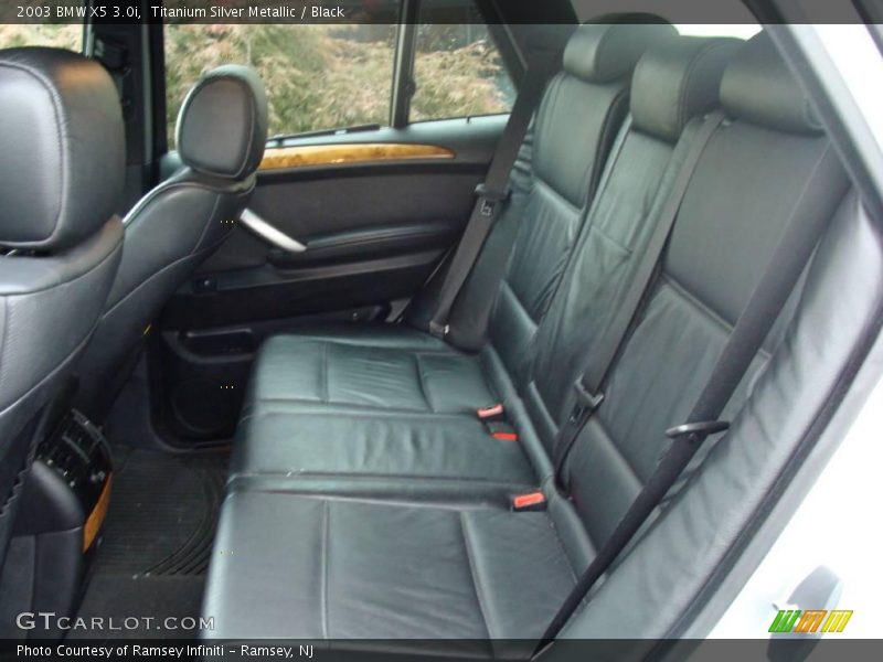 Titanium Silver Metallic / Black 2003 BMW X5 3.0i