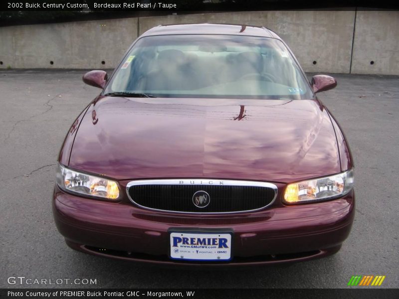 Bordeaux Red Pearl / Taupe 2002 Buick Century Custom