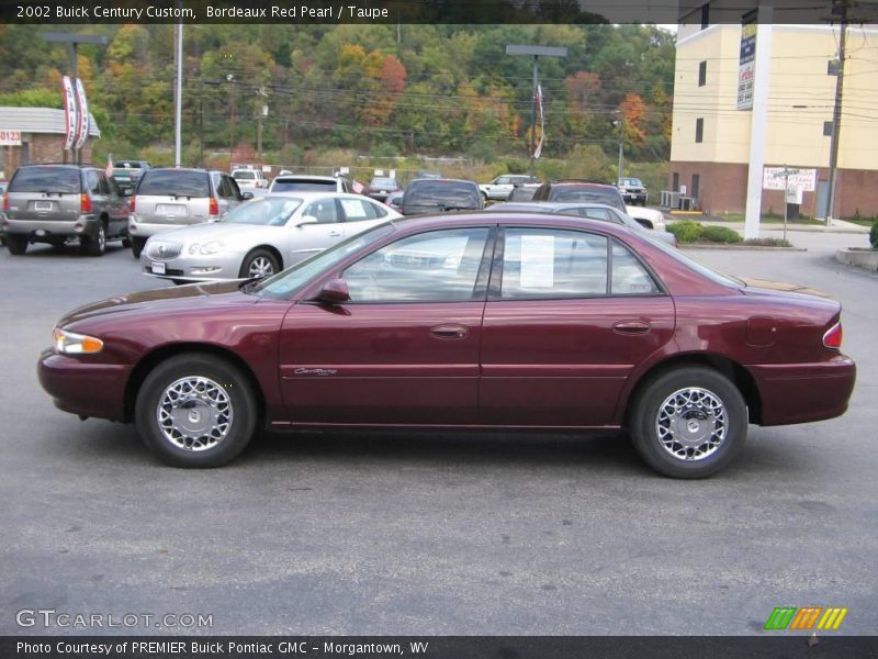 Bordeaux Red Pearl / Taupe 2002 Buick Century Custom