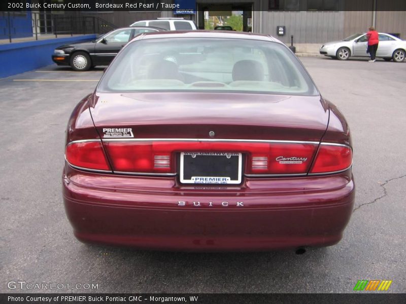 Bordeaux Red Pearl / Taupe 2002 Buick Century Custom
