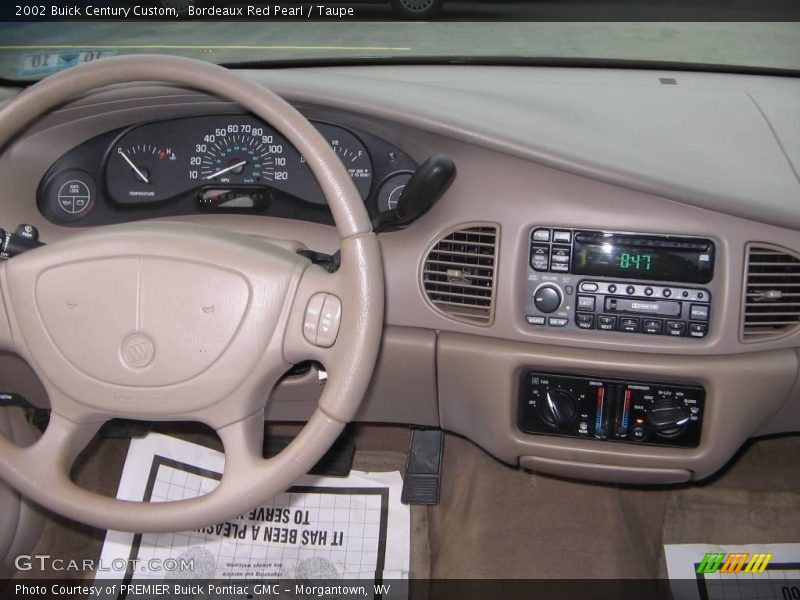 Bordeaux Red Pearl / Taupe 2002 Buick Century Custom