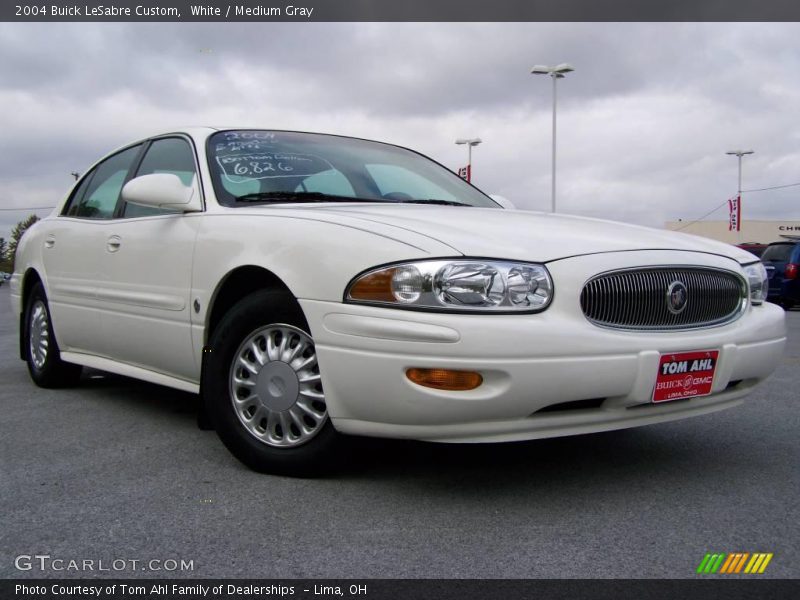White / Medium Gray 2004 Buick LeSabre Custom