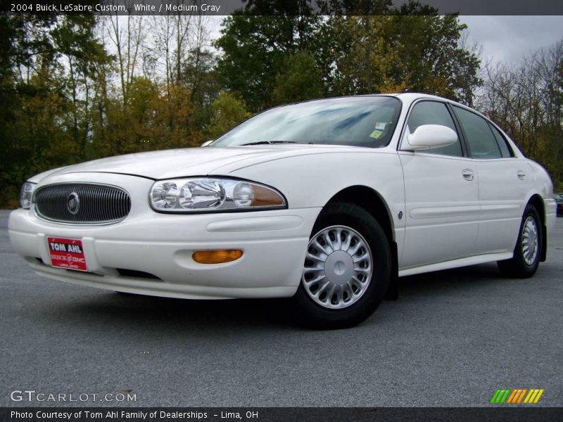 White / Medium Gray 2004 Buick LeSabre Custom