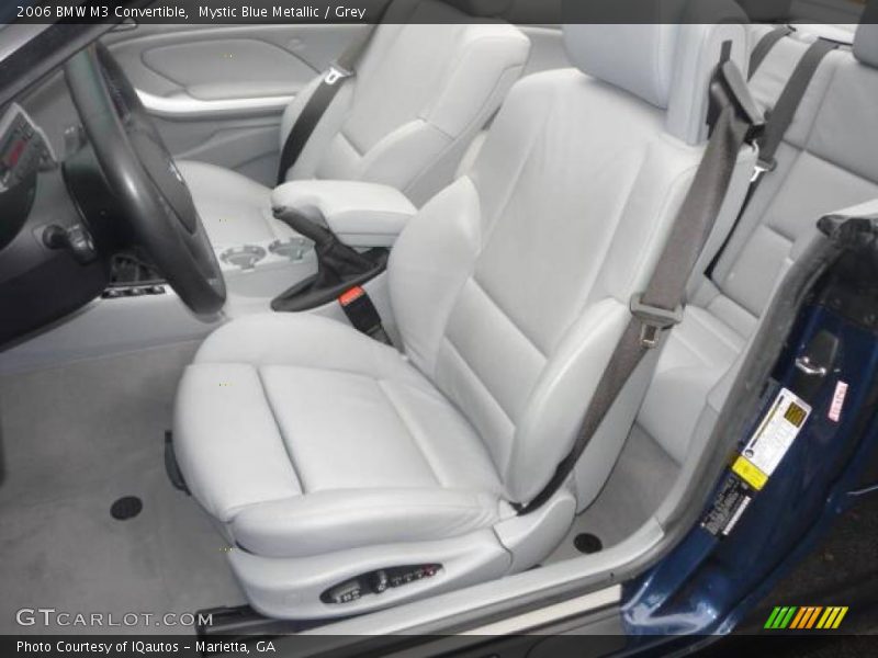 Mystic Blue Metallic / Grey 2006 BMW M3 Convertible