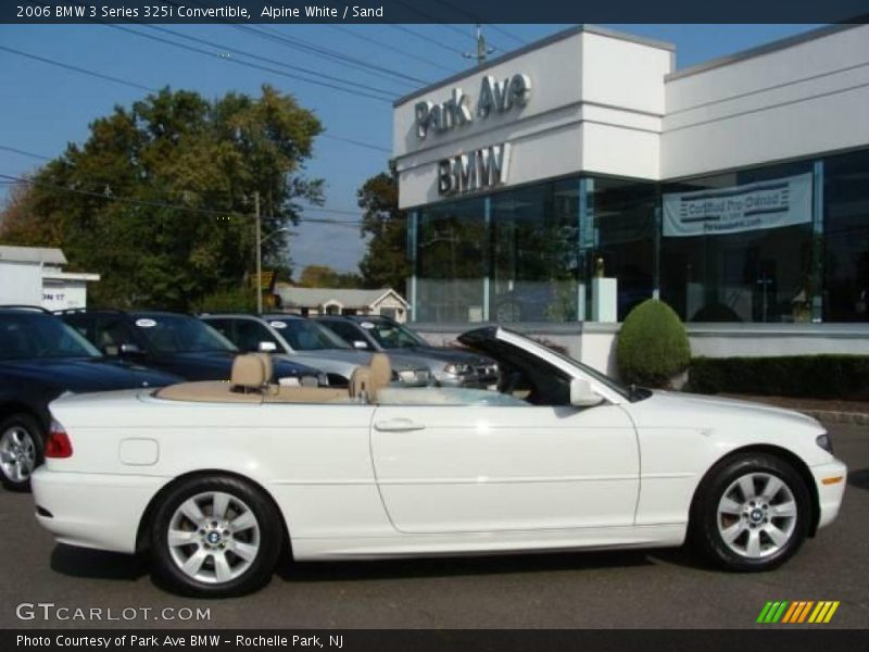 Alpine White / Sand 2006 BMW 3 Series 325i Convertible