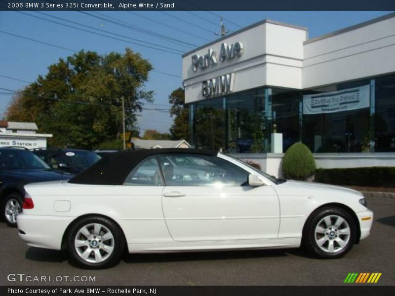 Alpine White / Sand 2006 BMW 3 Series 325i Convertible