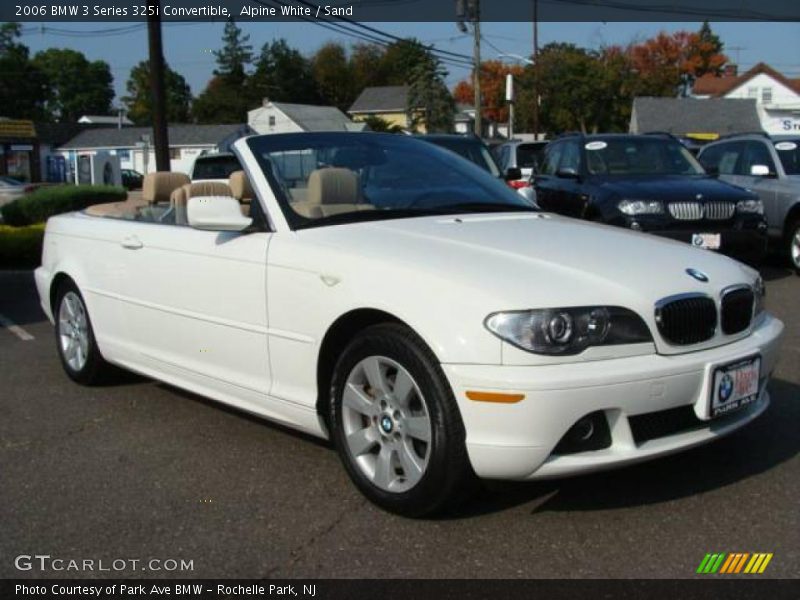 Alpine White / Sand 2006 BMW 3 Series 325i Convertible