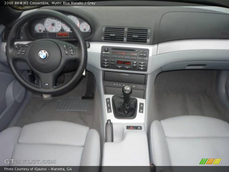 Mystic Blue Metallic / Grey 2006 BMW M3 Convertible