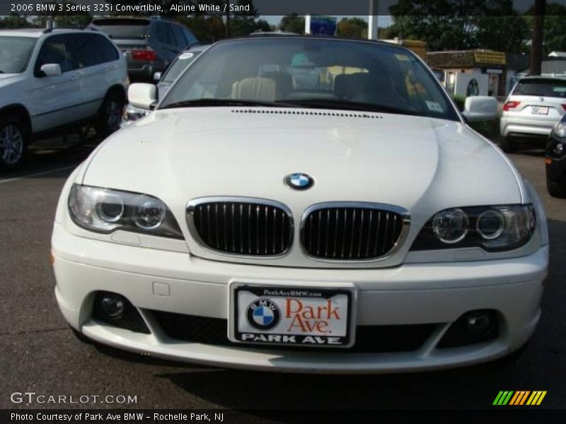 Alpine White / Sand 2006 BMW 3 Series 325i Convertible