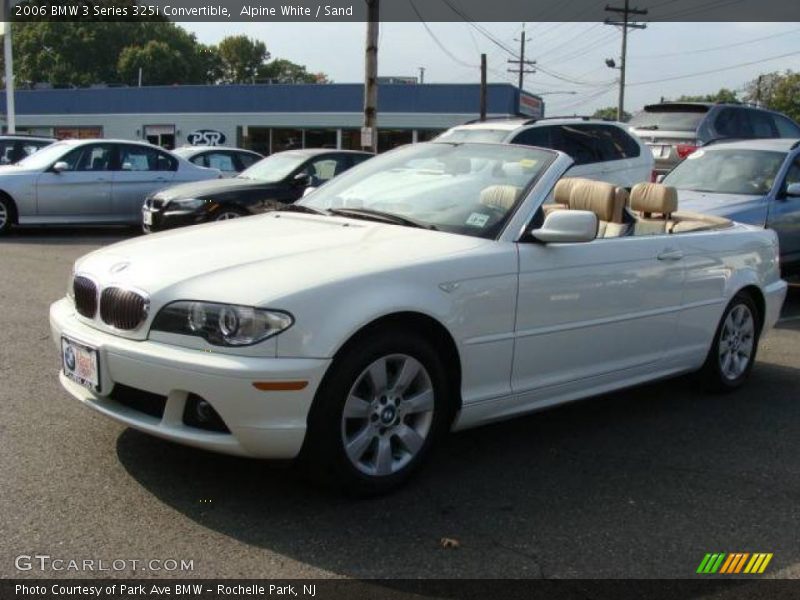 Alpine White / Sand 2006 BMW 3 Series 325i Convertible