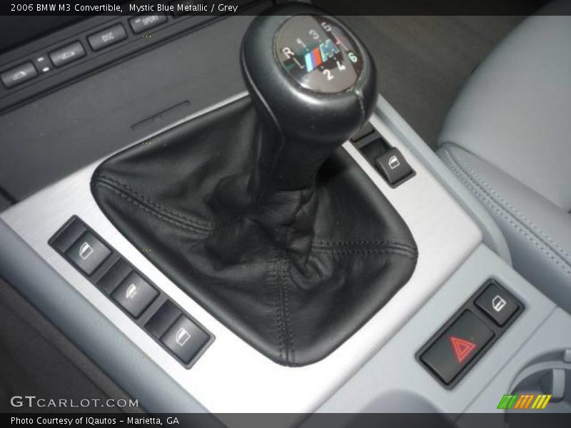Mystic Blue Metallic / Grey 2006 BMW M3 Convertible