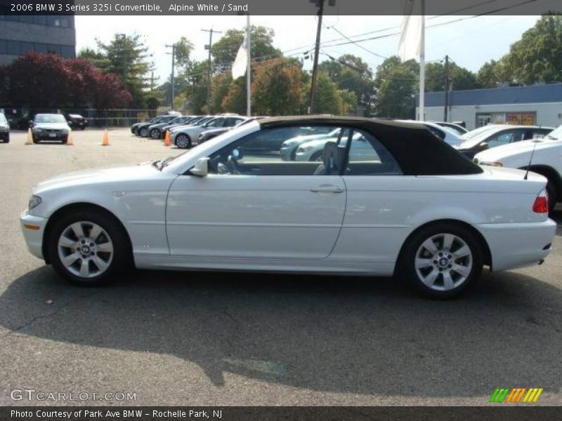 Alpine White / Sand 2006 BMW 3 Series 325i Convertible