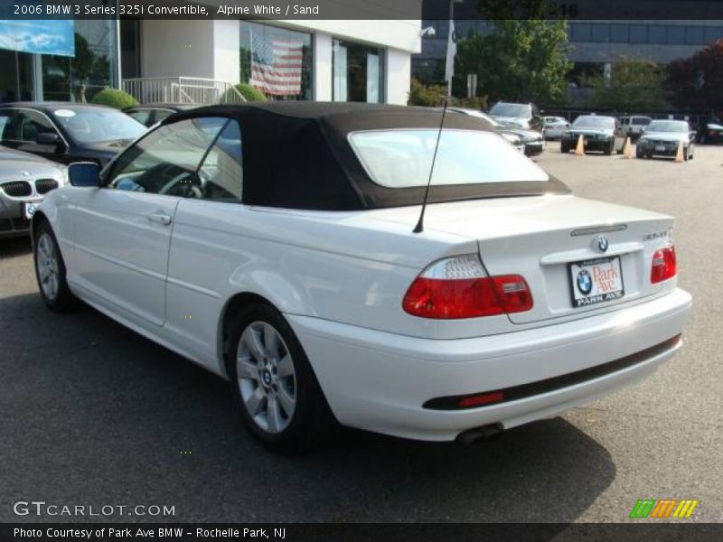 Alpine White / Sand 2006 BMW 3 Series 325i Convertible