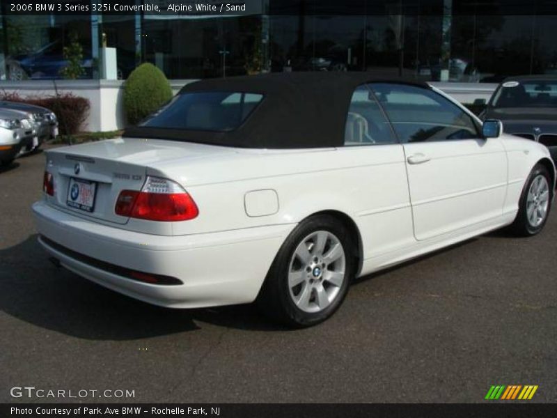 Alpine White / Sand 2006 BMW 3 Series 325i Convertible