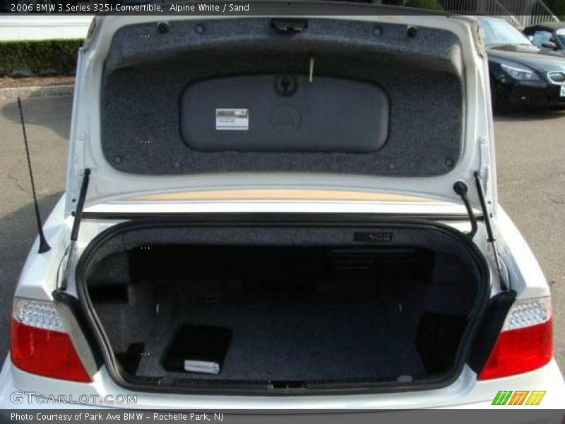 Alpine White / Sand 2006 BMW 3 Series 325i Convertible