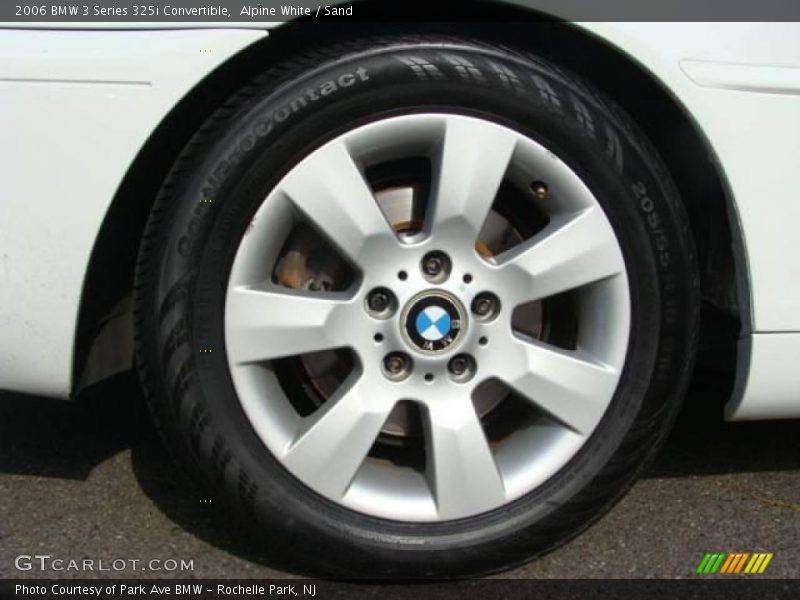 Alpine White / Sand 2006 BMW 3 Series 325i Convertible