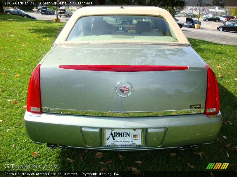 Green Silk Metallic / Cashmere 2006 Cadillac DTS