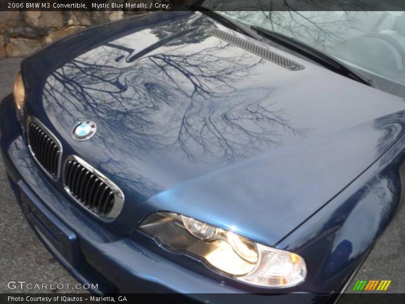 Mystic Blue Metallic / Grey 2006 BMW M3 Convertible