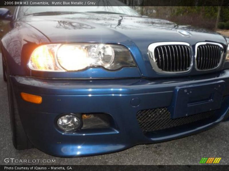 Mystic Blue Metallic / Grey 2006 BMW M3 Convertible