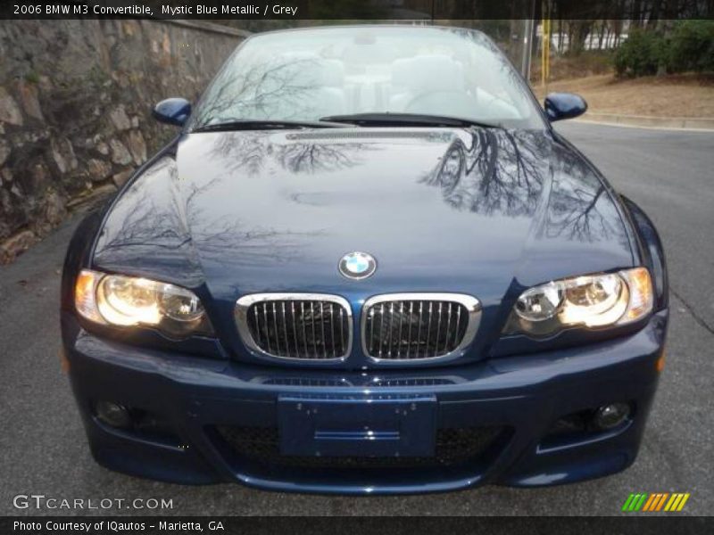 Mystic Blue Metallic / Grey 2006 BMW M3 Convertible