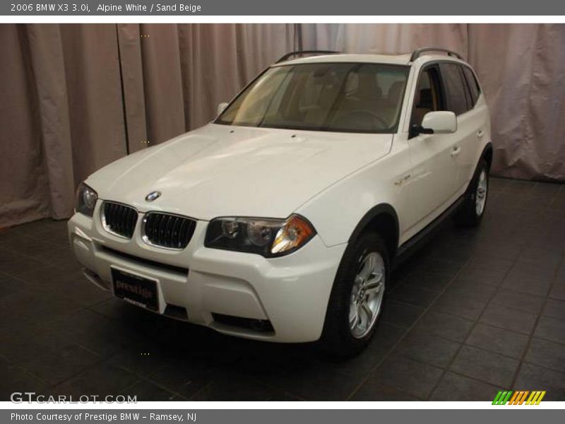Alpine White / Sand Beige 2006 BMW X3 3.0i